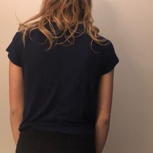 short sleeved cropped top